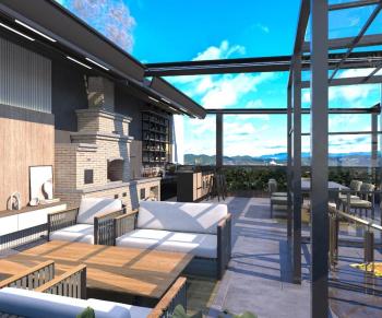 Girne Merkezde, Yeni Merit AVM Yanında Satılık 2+1 Satılık Penthouse