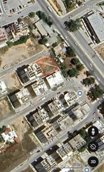 Mağusa Kaliland Bölgesinde, Ana Yola Hemen Bir Parsel Arkasında 540 m² Satılık Arsa – 5 Kat İmar İzinli