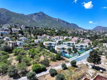 Bellapais Bölgesinde Yer alan yeni Lüx Full Deniz Manzaralı Villa Projesi