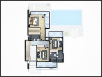 Bellapais Bölgesinde Yer alan yeni Lüx Full Deniz Manzaralı Villa Projesi