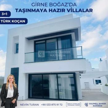 Kaçırılmayacak Fiyat Kıbrıs Girne Boğaz da Satılık TÜRK TAPULU Taşınmaya Hazır 3+1 Villalar
