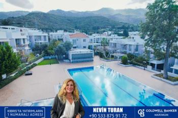 Kıbrıs  Girne Alsancak Prestijli Site Milos Park Homes da Kiralık  Çok Özel İkiz Villa