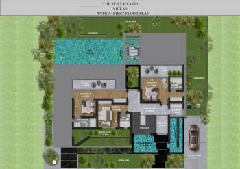 Kuzey Kıbrıs Girne Bellapais Bölgesinde Yer alan Satılık 5+1 Tripleks Villa 