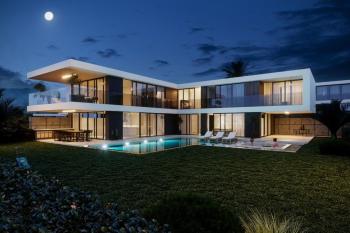 Kıbrıs Girne Çatalköy Bölgesinde Denize Sıfır 960 m2 Arsa İçerisinde 5+1 Süper Lüks Türk Tapulu Villa