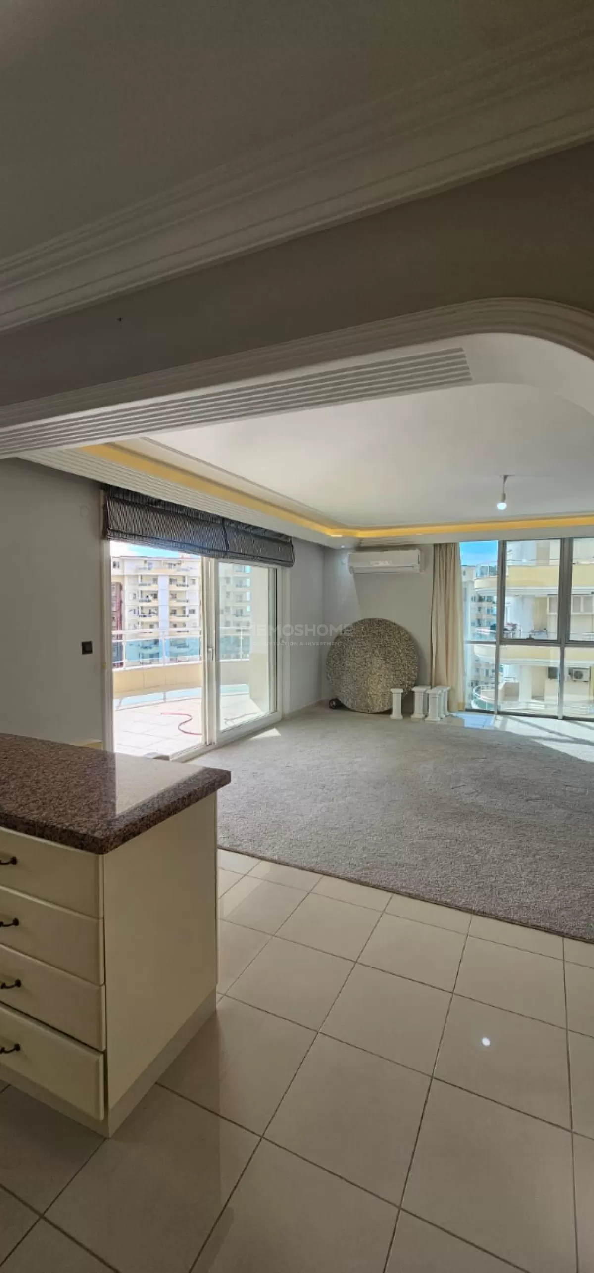 Romslig 3+1 leilighet i Mahmutlar