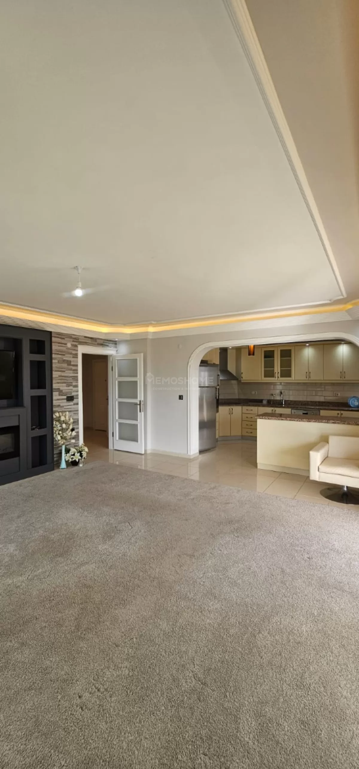 Romslig 3+1 leilighet i Mahmutlar