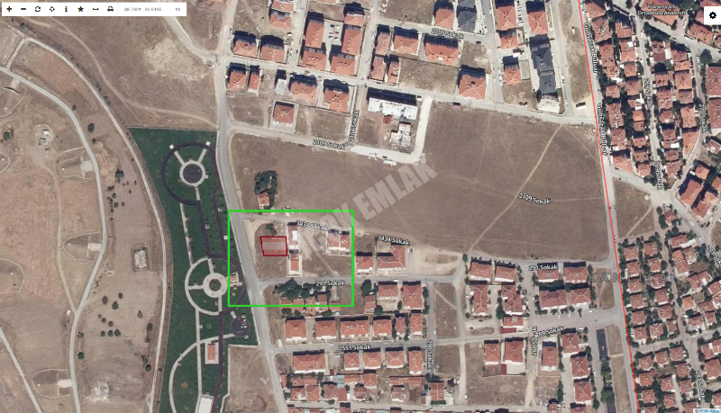 AFYON ÜÇOK EMLAKTAN KANLICA MAH SATILIK YOL ÜZERİ 232M² ARSA