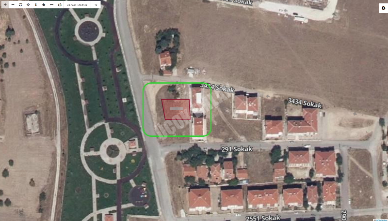 AFYON ÜÇOK EMLAKTAN KANLICA MAH SATILIK YOL ÜZERİ 232M² ARSA