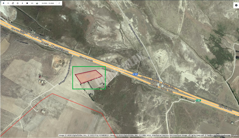 AFYON ÜÇOK EMLAKTAN ÇAY KIZILDAĞ MEVKİ KONYA YOLU ÜZERİ SATILIK 6.875M² TARLA