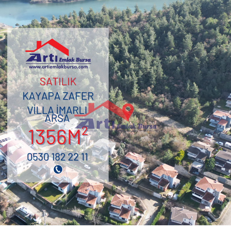 ARTI'DAN KAYAPA ZAFER'DE SATILIK VİLLA İMARLI ARSA