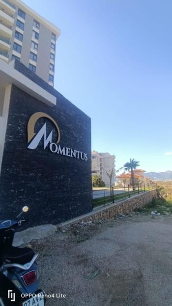 Momentus Sitesi 1+1 Boş Kiralık Daire Mahmutlar Alanya