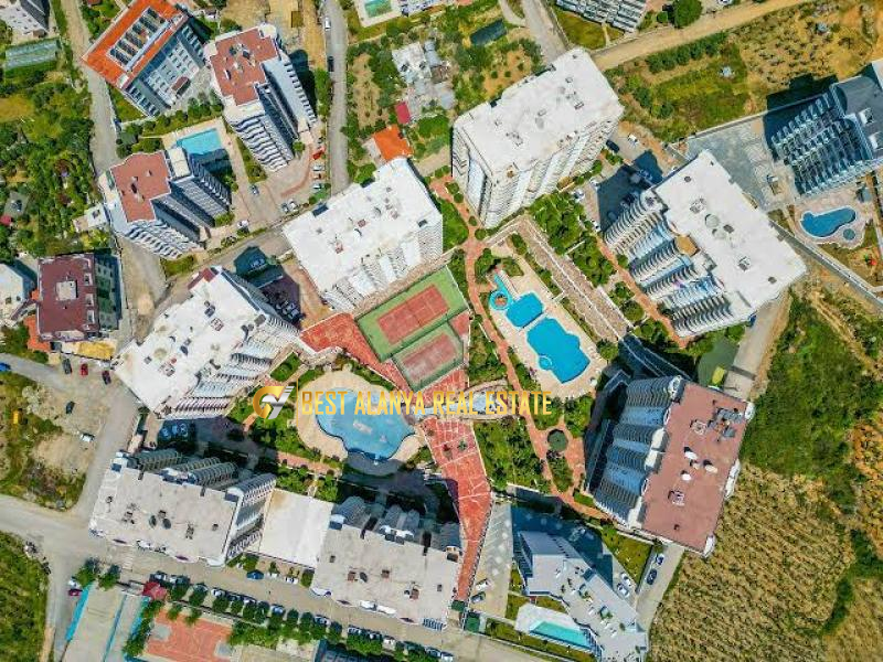 Toros Çekic 8 Paradise Hill Resort 2+1 Eşyalı Kiralık Daire Mahmutlar Alanya