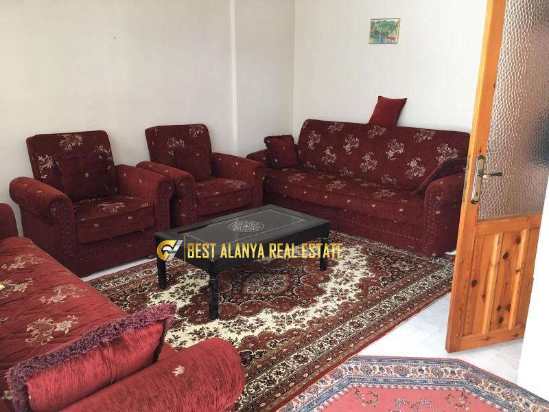 Denize Sıfır Eşyalı 2+1 Kiralık Daire Mahmutlar Alanya 
