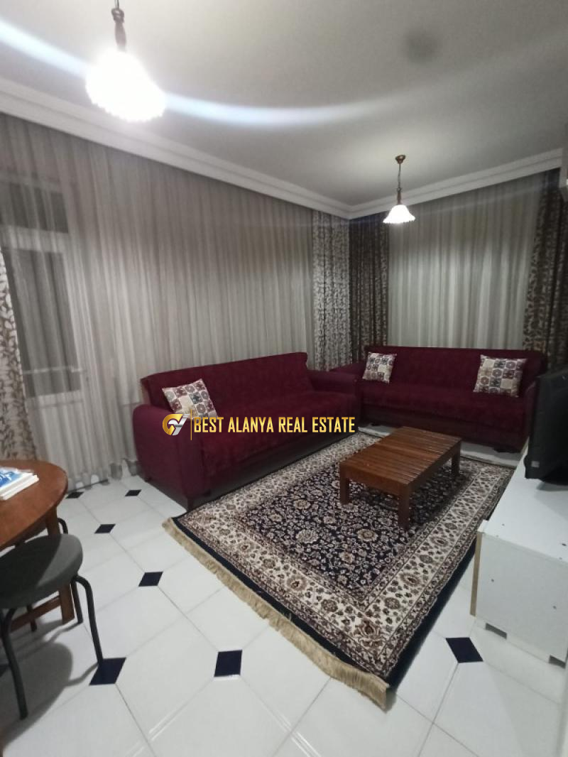 Salı Pazarı İçin'de 2+1 Full Eşyalı Kiralık Daire Mahmutlar Alanya