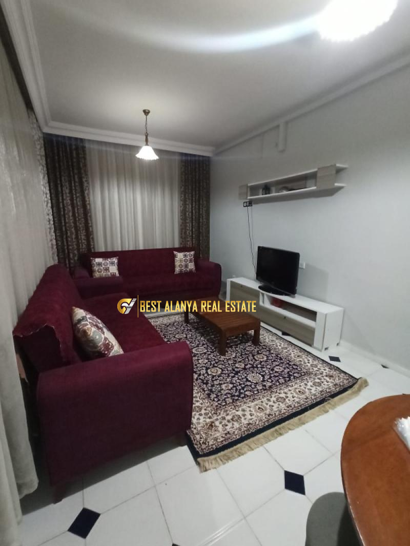 Salı Pazarı İçin'de 2+1 Full Eşyalı Kiralık Daire Mahmutlar Alanya
