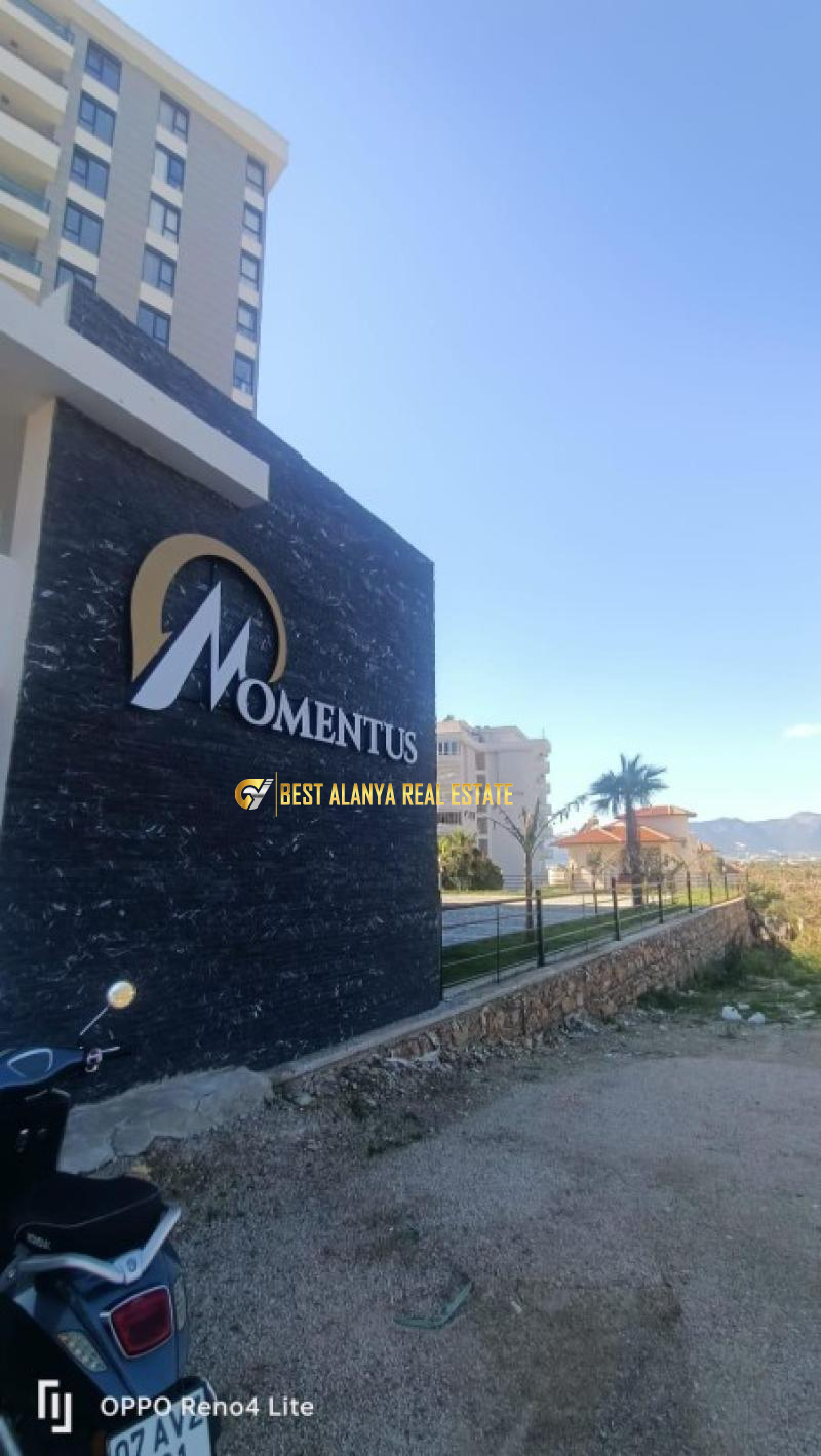 Momentus Sitesi 1+1 Boş Kiralık Daire Mahmutlar Alanya