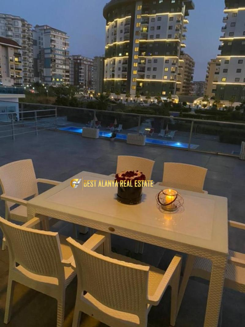 ROSE TOWER SİTESİ 1+1 FULL EŞYALI KİRALIK DAİRE ALANYA MAHMUTLAR