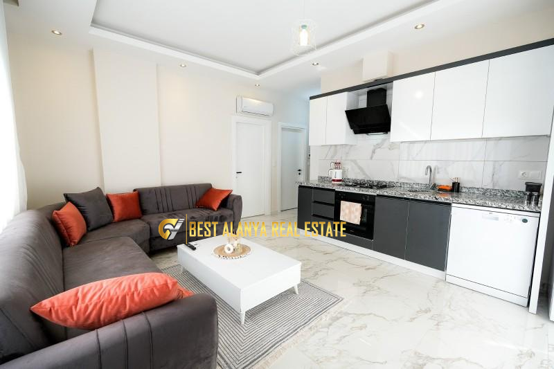 ALANYA KARGICAK'DA 1+1 EŞYALI KİRALIK DAİRE