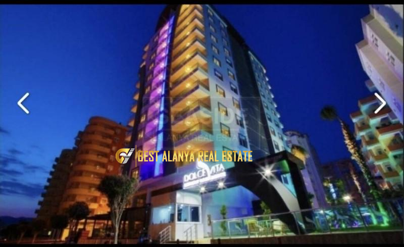 LUXURİ REZİDANS DOLCE VİTA SİTESİ 1+1 EŞYALI KİRALIK DAİRE ALANYA MAHMUTLAR 