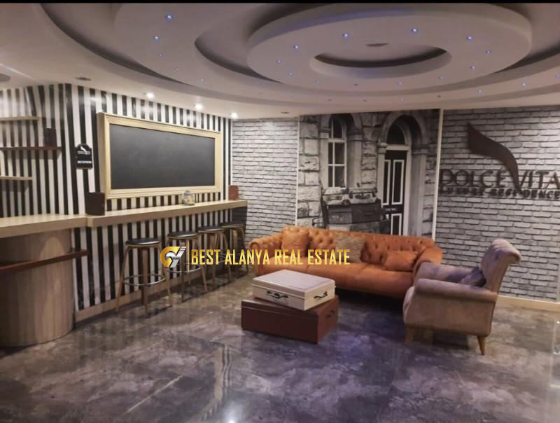 LUXURİ REZİDANS DOLCE VİTA SİTESİ 1+1 EŞYALI KİRALIK DAİRE ALANYA MAHMUTLAR 
