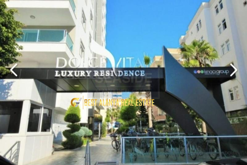 LUXURİ REZİDANS DOLCE VİTA SİTESİ 1+1 EŞYALI KİRALIK DAİRE ALANYA MAHMUTLAR 