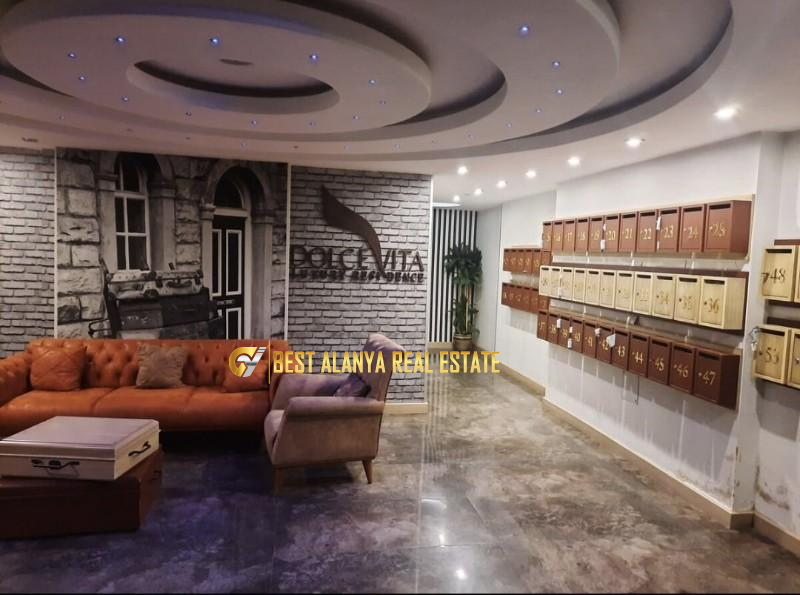 LUXURİ REZİDANS DOLCE VİTA SİTESİ 1+1 EŞYALI KİRALIK DAİRE ALANYA MAHMUTLAR 
