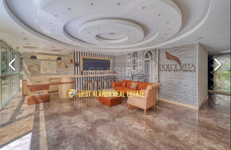 LUXURİ REZİDANS DOLCE VİTA SİTESİ 1+1 EŞYALI KİRALIK DAİRE ALANYA MAHMUTLAR 