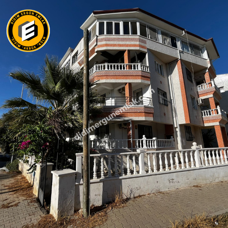 Didim Çamlık mh. 2+1 Ayrı Mutfak Cadde üzeri orta kat kelepir daire ! Ek-1166