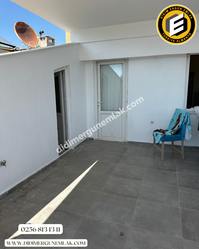  DİDİM CUMHURİYET MAHALESİN DE 3+1 AÇIK MUTFAK DENİZ MANZARALI SATILIK DUBLEKS  EK: ( 1250)