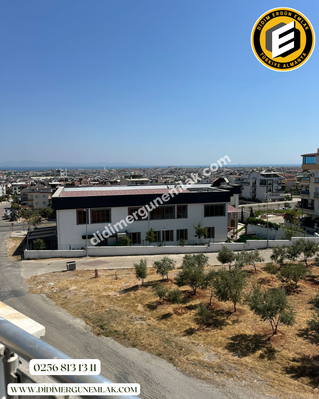  DİDİM CUMHURİYET MAHALESİN DE 3+1 AÇIK MUTFAK DENİZ MANZARALI SATILIK DUBLEKS  EK: ( 1250)