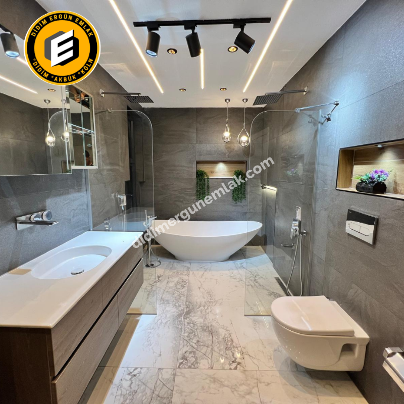 Didim Ergün Emlak'tan Satılık Efeler Mh. Sıfır 4+1 AYRI MUTFAK HAVUZLU TAM MÜSTAKİL Villa! Ek- 5580