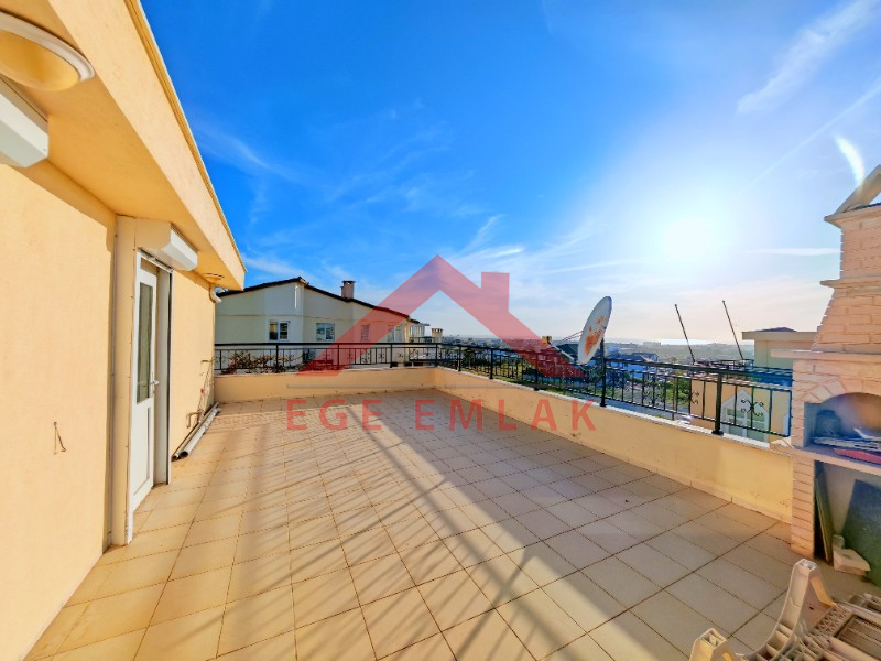 Didim'de Kiralık Lüks Villa - Havuzlu Sitede Jakuzili, Saunalı, Kaloriferli, Deniz Manzaralı