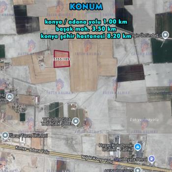 Konya / Karatay / Satılık Tarla Tatlıcak Mah. 37.893 M2 (Müstakil)