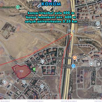 Konya / Selçuklu / Satılık Tarla Yazır Mah. 432 M2 (Hisseli)