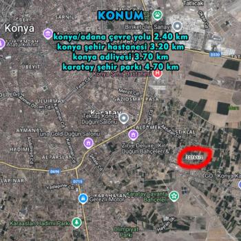 Konya / Karatay / Satılık Arsa İstiklal Mah. Müstakil 2.057 M2