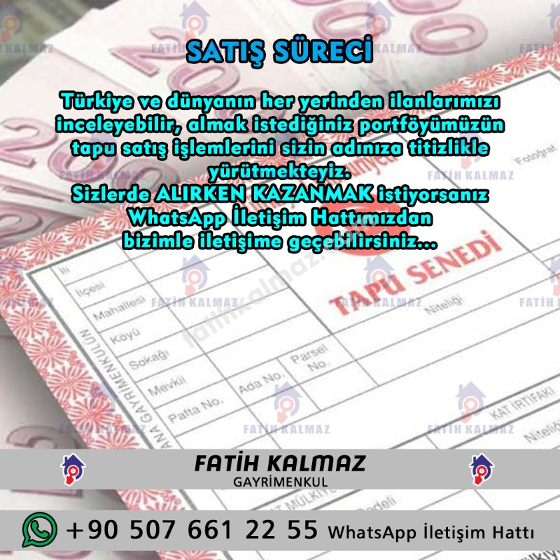 Konya / Selçuklu / Satılık Tarla Yazır Mah. 432 M2 (Hisseli)