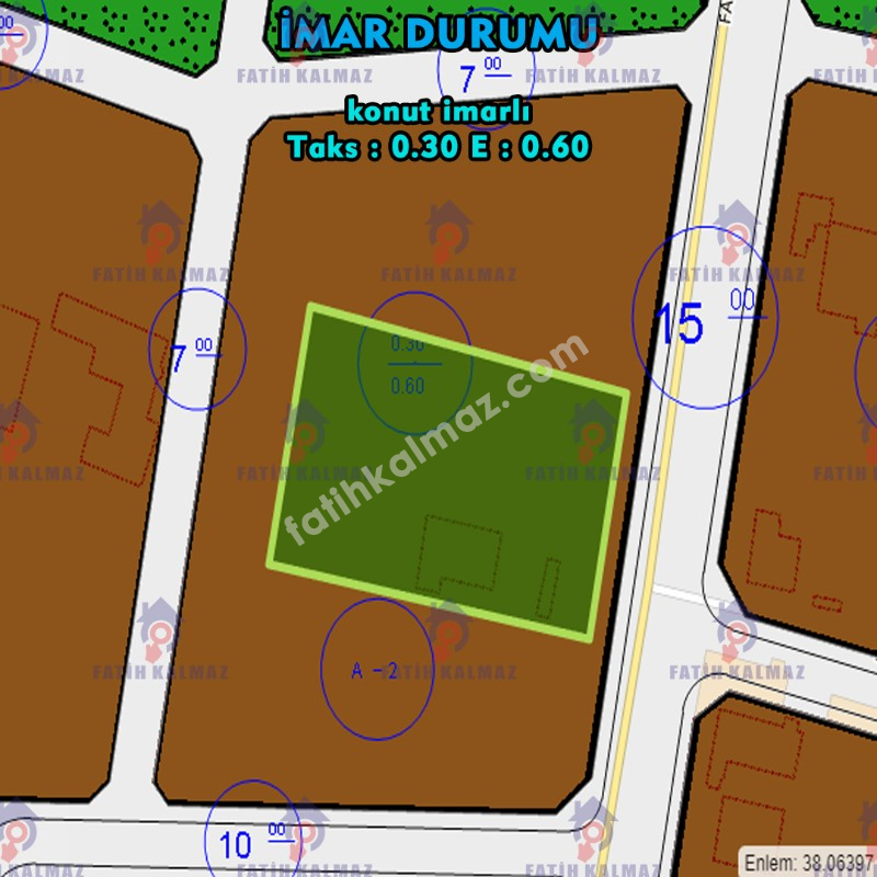 Konya / Selçuklu / Satılık Arsa YukarıPınarbaşı Mah. Müstakil 1.806 M2