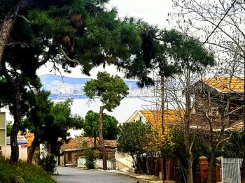 Büyükada 'da Deniz ve Orman Manzaralı Satılık Tarihi Köşk