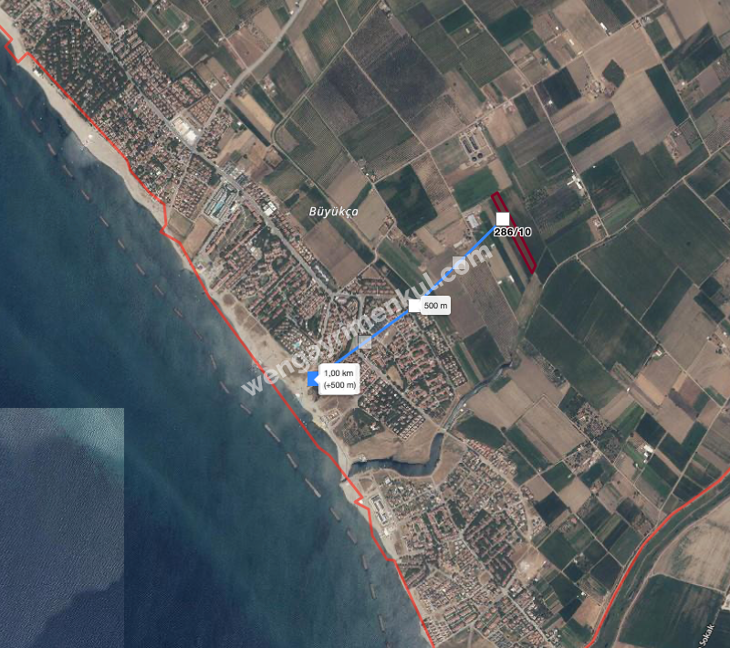 Denize Yakın 9482 m² Yatırımlık Tarla – Ayvalık Altınova