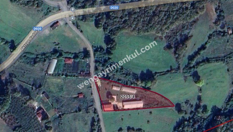 SATILIK 4+1 ÇİFTLİK EVİ + 300 m2 ÇELİK KONSTRÜKSİYON  ÇADIR + 2 ADET SERA 