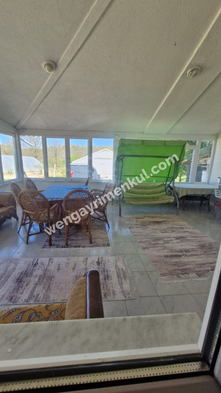 SATILIK 4+1 ÇİFTLİK EVİ + 300 m2 ÇELİK KONSTRÜKSİYON  ÇADIR + 2 ADET SERA 