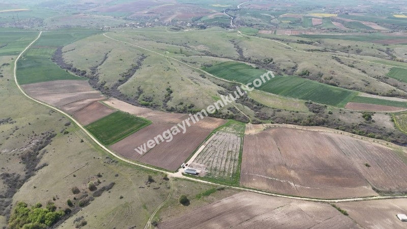 TEKİRDAĞ MALKARA KARAMURAT %5 ÇİFTLİK İMARLI SATILIK TEK TAPU TARLA