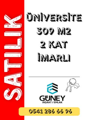 ÜNİVERSİTE MAHALLESİNDE 309 M2 ARSA