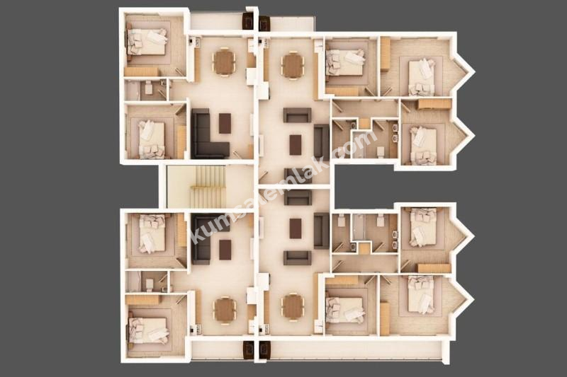 KIBRIS LEFKOŞA GÖNYELİ BÖLGESİNDE SATILIK YENİ SIFIR DAİRE 