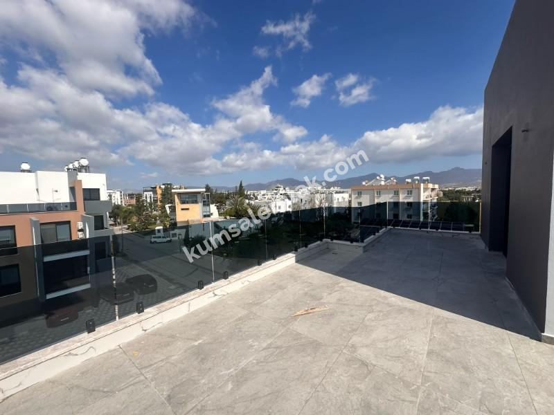 KIBRIS LEFKOŞA KÜÇÜK KAYMAKLI BÖLGESİNDE SATILIK  YENİ SIFIR 3+1 PENTHOUSE DAİRE