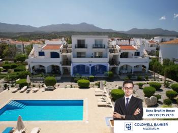 Girne Esentepede Yüzme Havuzlu ve Deniz Manzaralı 2+1 Kiralık Daire