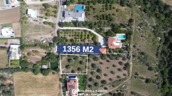 Kıbrıs Girne Alsancak Bölgesinde Önü Kesilmeyen Dağ ve Deniz Manzaralı  Satılık 1356 m2 Arazi