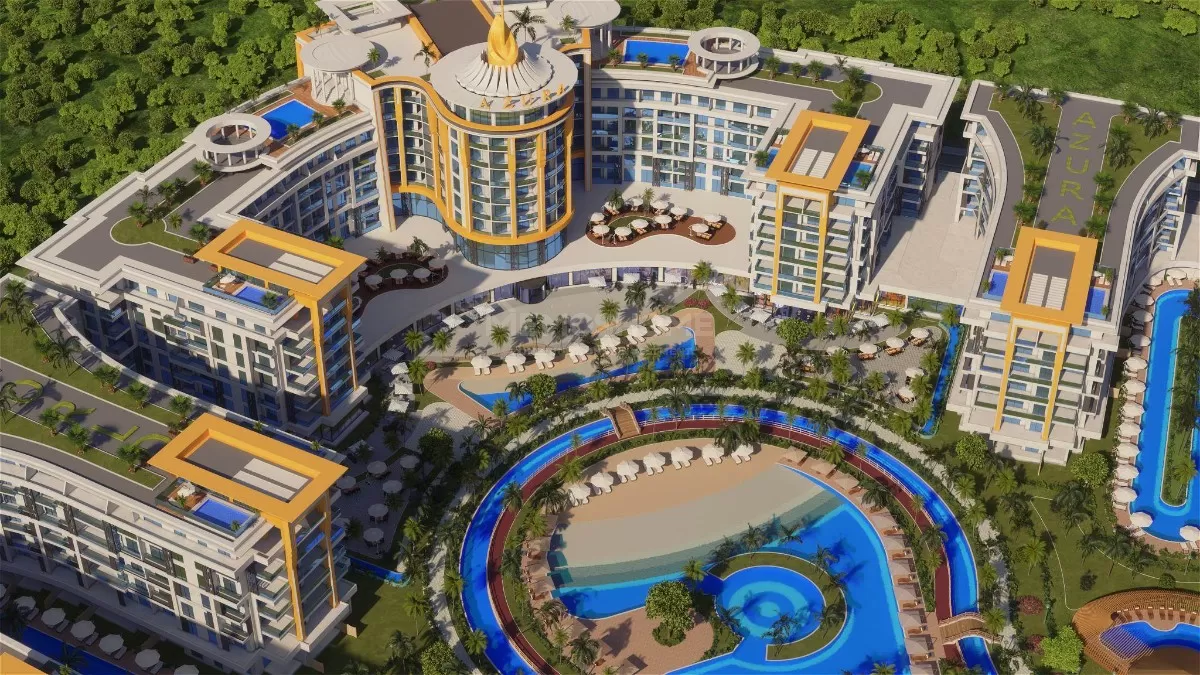 Umøblert 2+1 i Azura World