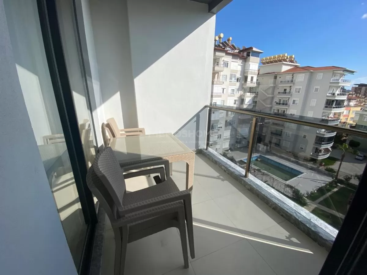 Restful 1+1 Apartment In Alanya Center