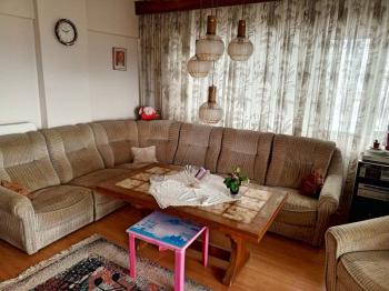 Sarımsaklı Sahilde Denize Sıfır, Full Deniz Manzaralı, 3+1 Satılık Daire.